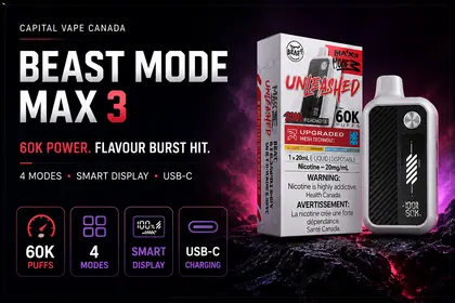 Flavour Beast disposable vape banner