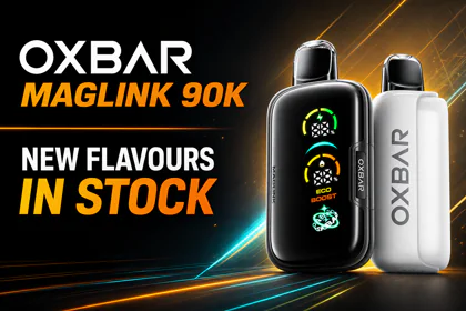 OXBAR Maglink 90K new flavours in stock banner