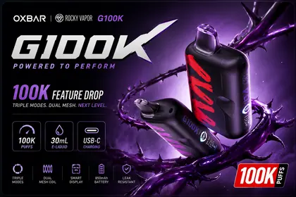 OXBAR Rocky Vapor vape banner