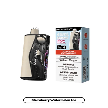 Orbito Lumo AI Pro+ 180K Strawberry Watermelon Ice 20mg/mL device and retail pack